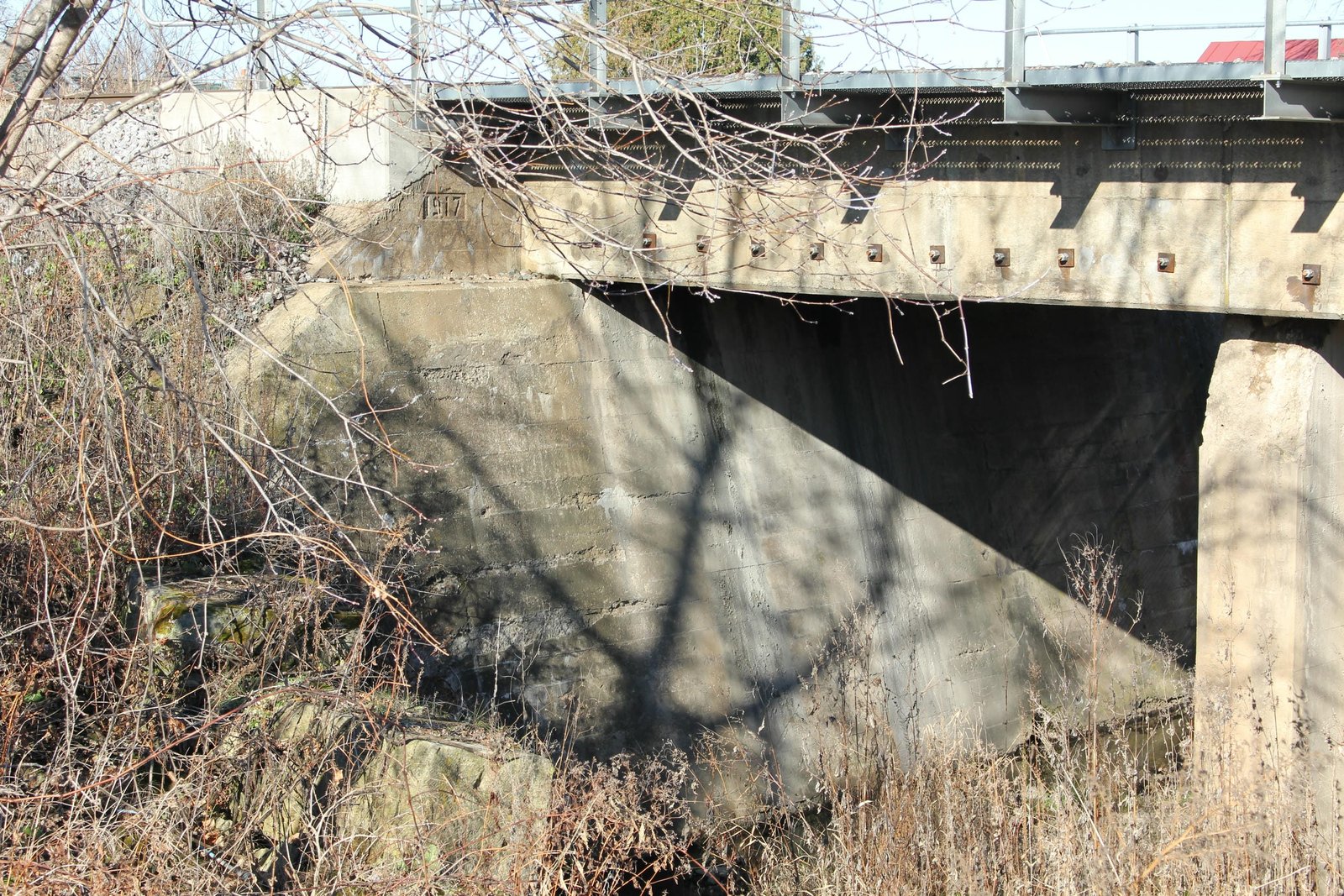 West abutment